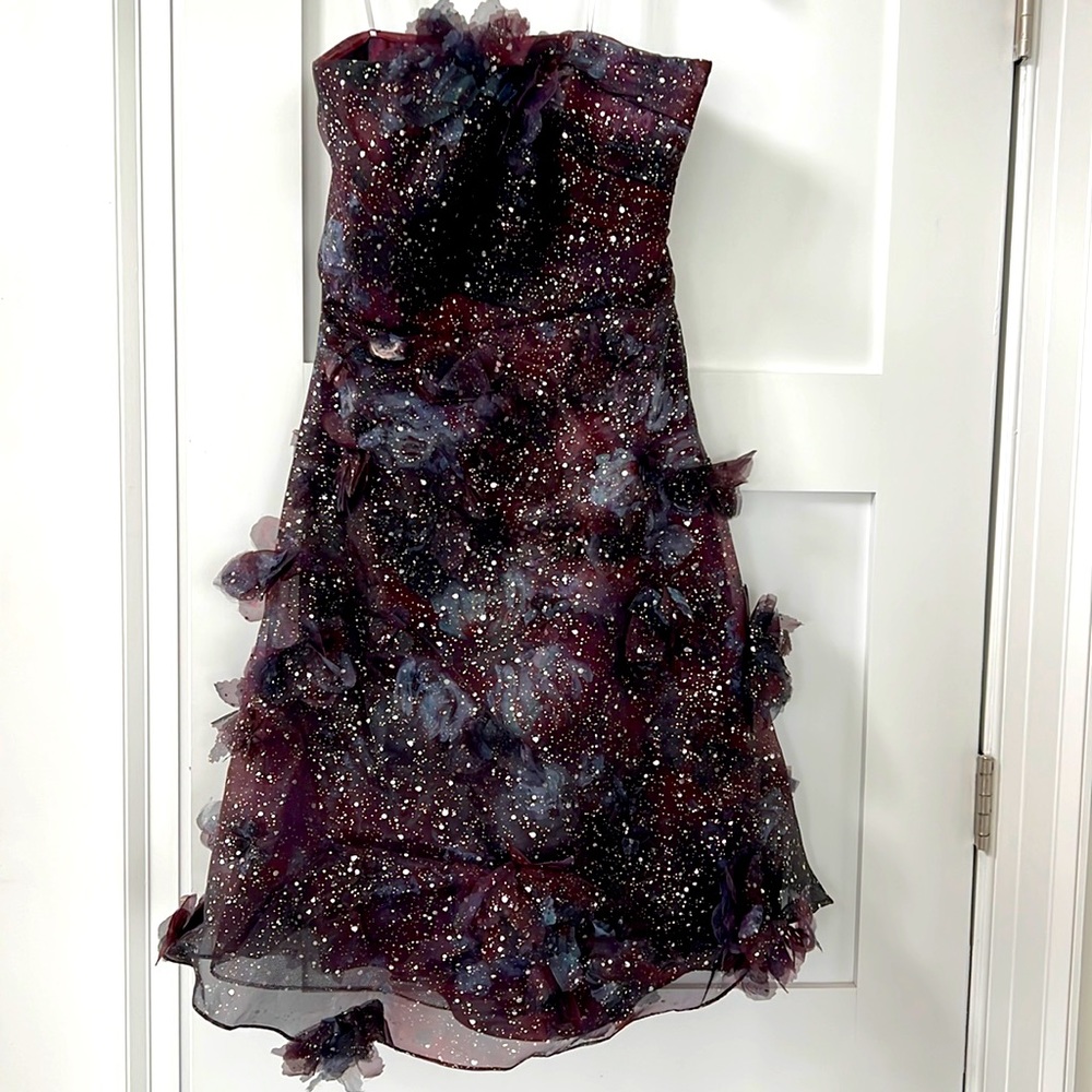 Marchesa Notte Strapless dress